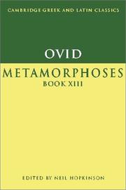 Metamorphoses. Book XIII
