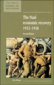 The Nazi economic recovery, 1932-1938