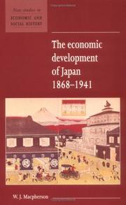 The economic development of Japan, 1868-1941