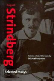 Selected essays by August Strindberg