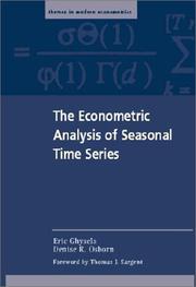 The econometric analysis of seasonal time series