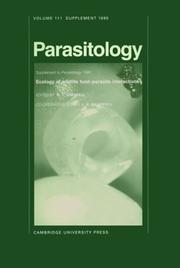 Ecology of wildlife host-parasite interactions