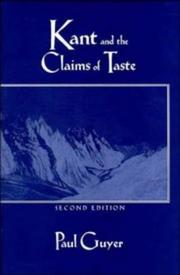 Kant and the claims of taste