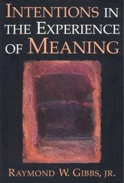 Intentions in the experience of meaning