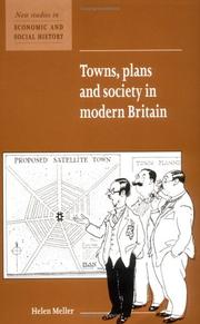Towns, plans and society in modern Britain