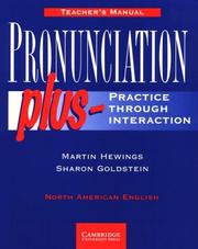 Pronunciation plus : practice through interaction : North American English. Teacher's manual