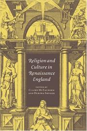 Religion and culture in Renaissance England