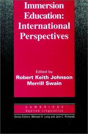 Immersion education : international perspectives