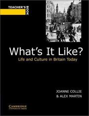 What's it like?. Teacher's book : life and culture in Britain today