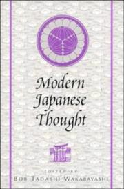 Cover of: Modern Japanese thought