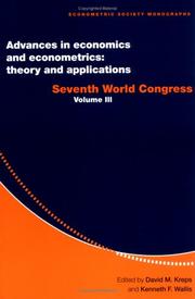 Advances in economics and econometrics : theory and applications : Seventh World Congress