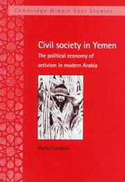 Cover of: Civil society in Yemen by Sheila Carapico
