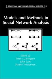 Models and methods in social network analysis