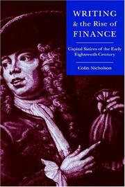 Writing and the rise of finance by Colin Nicholson
