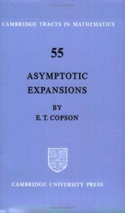 Asymptotic Expansions (Cambridge Tracts in Mathematics) by E. T. Copson