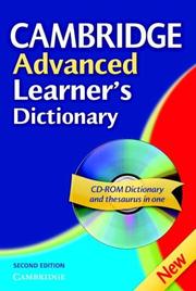 Cambridge advanced learner's dictionary