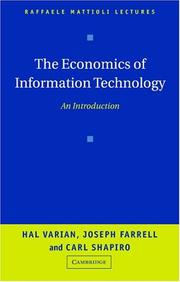 The economics of information technology : an introduction