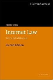 Internet law : text and materials