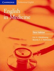 English in medicine by Eric H. Glendinning
