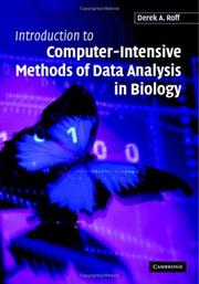 Introduction to computer-intensive methods of data analysis in biology