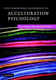 The Cambridge handbook of acculturation psychology