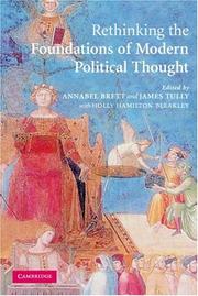 Rethinking the foundations of modern political thought