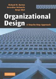 Organizational design : a step-by-step approach