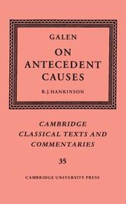 Galen on antecedent causes