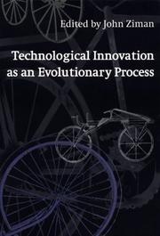 Cover of: Technological Innovation as an Evolutionary Process