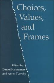 Cover of: Choices, Values, and Frames