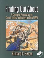 Finding out about : a cognitive perspective on search engine technology and the WWW