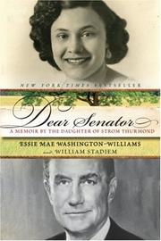 Cover of: Dear Senator: A Memoir by the Daughter of Strom Thurmond