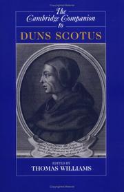 The Cambridge companion to Duns Scotus