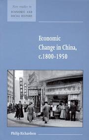 Economic change in China, c. 1800-1950