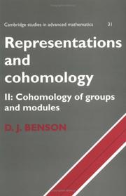 Representations and cohomology