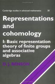 Representations and cohomology