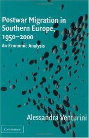 Postwar migration in southern Europe, 1950-2000 : an economic analysis