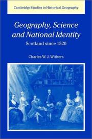 Geography, science and national identity : Scotland since 1520