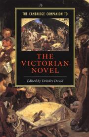 Cover of: The Cambridge companion to the Victorian novel