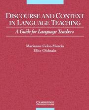 Cover of: Discourse and context in language teaching: a guide for language teachers