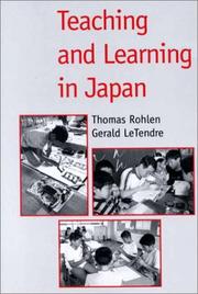 Cover of: Teaching and Learning in Japan