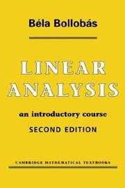 Linear analysis : an introductory course