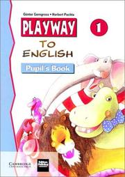 Cover of: Playway to English Pupil's book 1