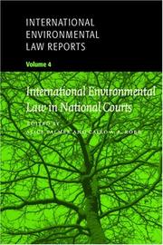 Cover of: International Environmental Law Reports