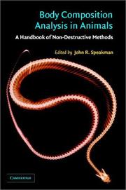 Body composition analysis of animals : a handbook of non-destructive methods