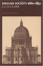 English society, 1660-1832 : religion, ideology and politics during the ancien regime