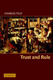 Cover of: Trust and Rule (Cambridge Studies in Comparative Politics)