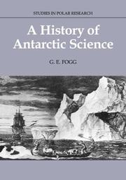 Cover of: A History of Antarctic Science