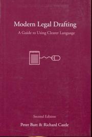 Modern Legal Drafting by Richard Castle