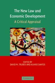 The new law and economic development : a critical appraisal